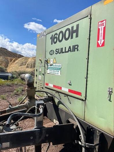 Used Sullair 1600H Compressor 1600H Sullair Compressor