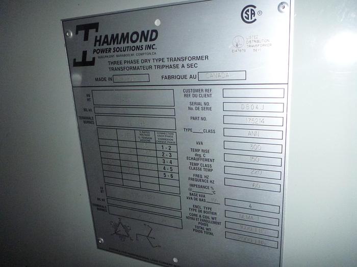 Used HPS 300 KVA Transformer