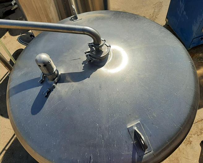 Used Tank, 465 Gallon, S/st, DT/DB, 15 BBL Brite Tank #S744755