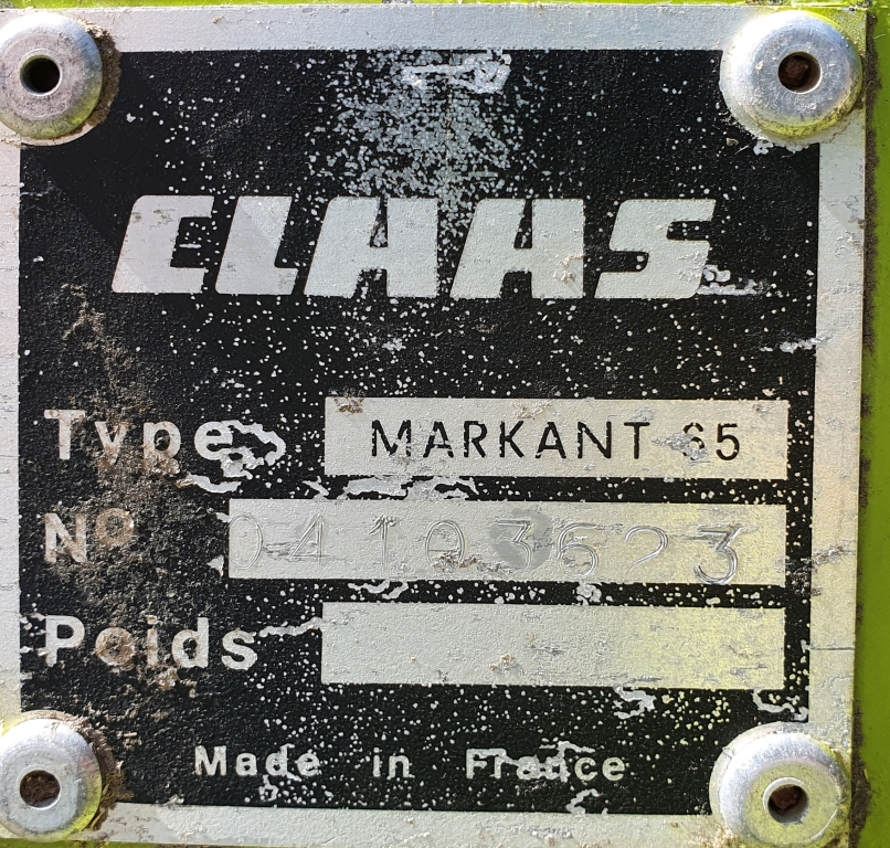 Used Claas Markant 65 Conventional Baler