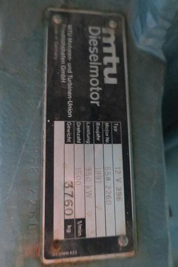 Used 1991 MTU 12V396