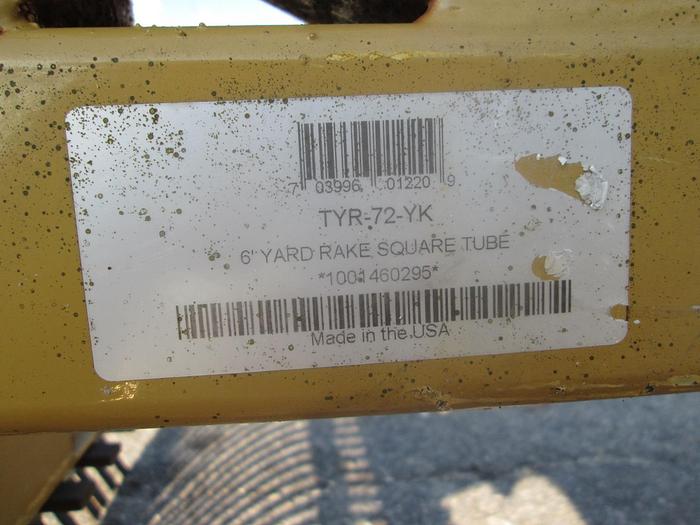 6' 3 Point King Kutter Root Rake