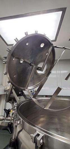 Used 150 GALLON LEE DOUBLE MOTION VACUUM KETTLE - S/S - JACKETED