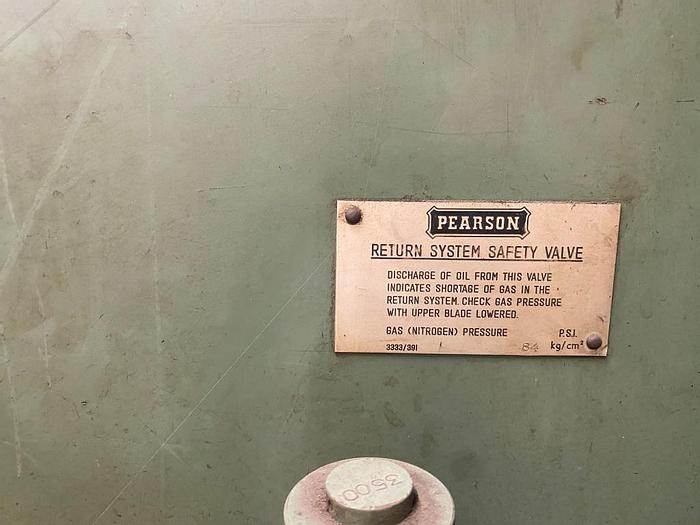 Used Pearson 1250 x 13mm Guillotine Shears