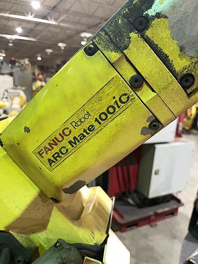Used Genesis Systems Group Fanuc Arc Mate 100iC Dual Arm Weld Cell with 60" Diameter Index Table R30iA Controller YR. 2012