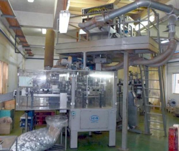 Used (3) ICA Aromapack FORM FILL SEAL MACHINES