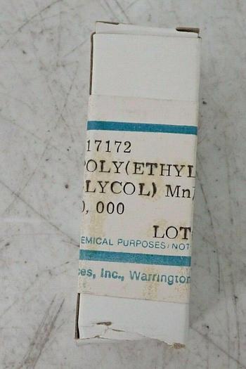 Used Polysciences 17172 Poly(ethylene glycol) 1/g ~35% Full