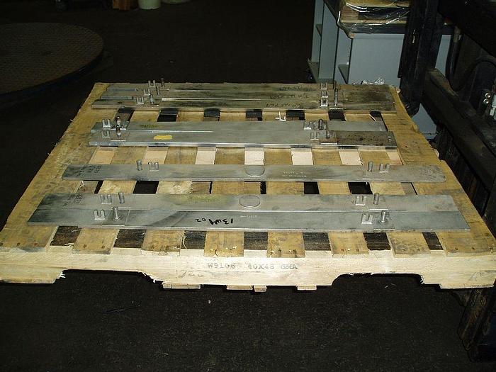 Used Pulper, Finisher, Brown, 202, Blades, Various Sizes (9) #S743114
