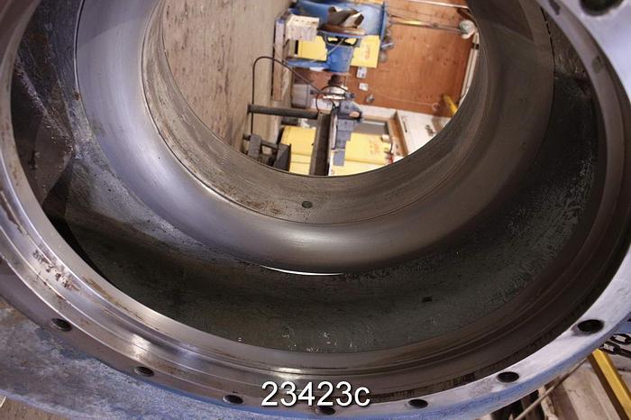 Used Goulds 3175 Pump, 3175L, 18X18X22, 6-Vane Impeller, 20" Impeller Diameter, Ss Casing, Ss Impeller, Ss Stuffing Box, Ss Suction Side Plate, Packing #23423
