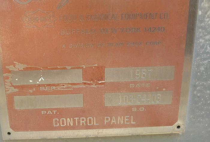 Used Evaporator, Caustic, Blaw Knox, 125 lb/hr, Drum Flaker, #L738570