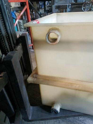 Used Reinforced Polypropylene Tank 27" x 40" x 28 deep Plating Washing