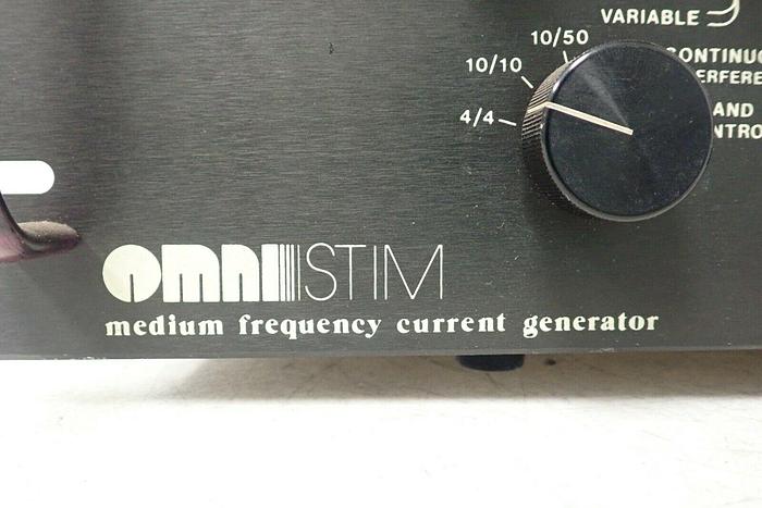Used Physio Technology Omnistim Model 3010 Medium Frequency Current Generator