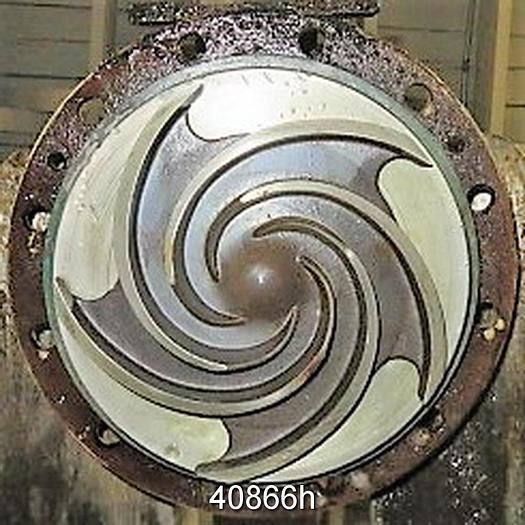 Used Goulds 3196 3x4x10, SS Casing, 5-Vane SS Impeller #40866