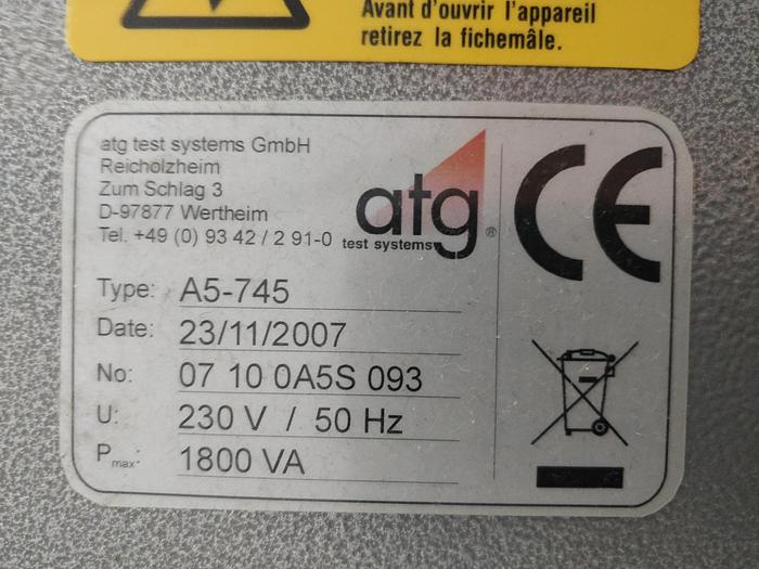 Used ATG Finger tester A3