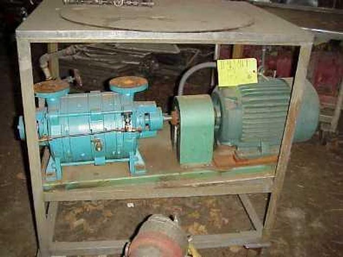 Used Pump, Vacuum, 7.5 HP, Kinney, KLRC-75KFA, C/st (5) #S625887