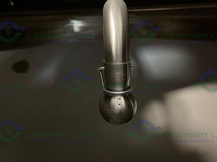 Used Mueller 200 Gallon Stainless Steel Cone Bottom Single Wall Tank w/ Valve