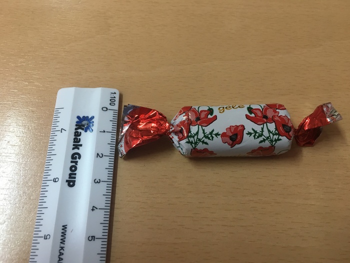 Used NAGEMA EU7 CHOCOLATE DOUBLE TWIST WRAPPER