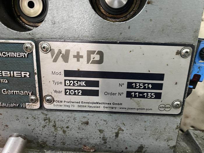 Used 2012 W+D B2S-HK