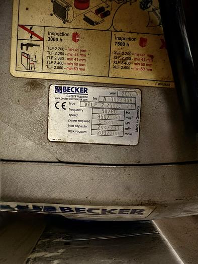 Used 2016 Becker VTLF 2.250/0-79