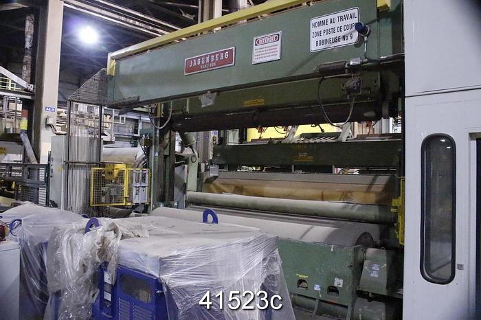 Used Jagenberg Vari-Dur Winder, 156" width, 7000 ft/min, 60" Diameter Roll #41523