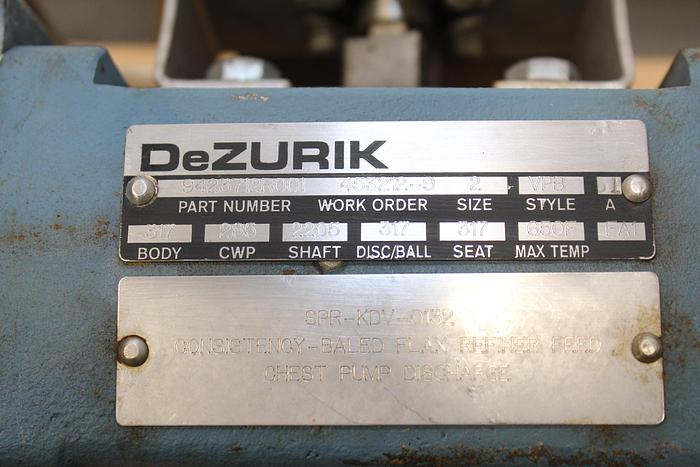 Used DeZurik 2" Veeball Valve #43992