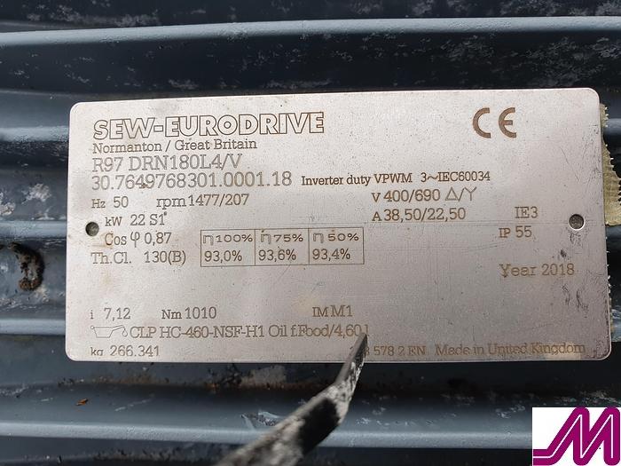 Used PCM 60110VA Progressive Cavity Pump