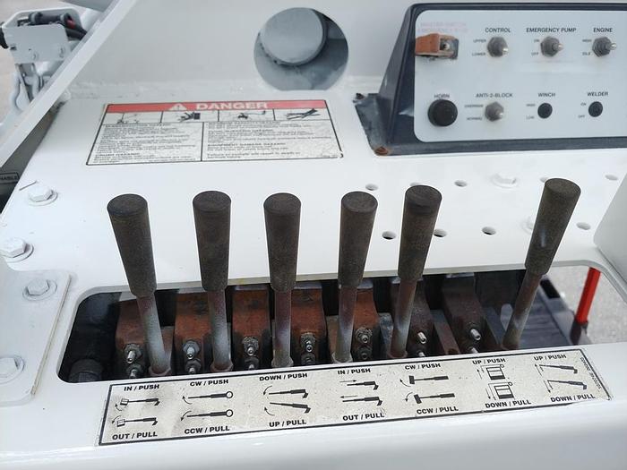 Used Elliott G85R Sign Crane on 2012 International 4300 4x2 Reg Cab Flatbed Truck - 84733