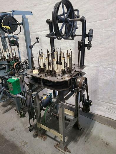 Used Textile Machine Works Braiding Machine Cord Wrapping Hose Stainless Steel