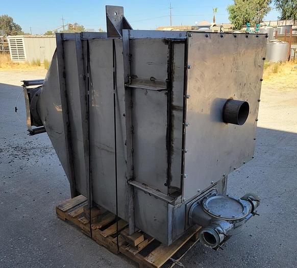 Used Hopper, 50 CF, S/st, 51" x 30" x 72", Cone Bottom, B #S744199