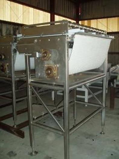Used Conveyor, Belt, 48" X 3', Food Grade, S/st, 1 HP, Unit 1 #S733358