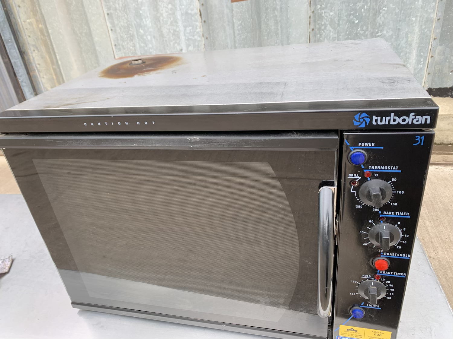Used Blue Seal Turbofan Oven