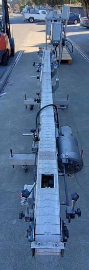 Used Conveyor, Belt, 4.5" x 14', S/st, VFD, Portable #S743476