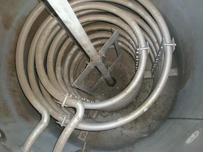 Used Evaporator, 2,000 Gallon, Alloy, 6' X 8', Agit, Coil, (2) #L738333