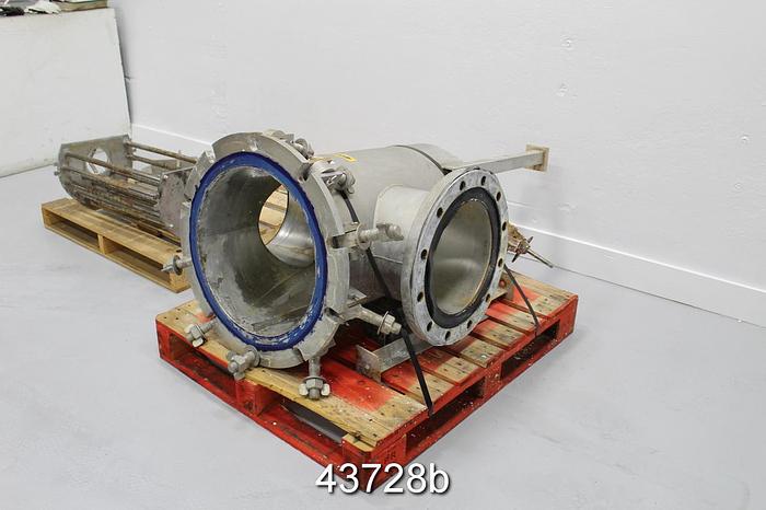 Used Eriez Magnetic Trap, 13.5x13.5, 15 Magnetic Tubes #43728