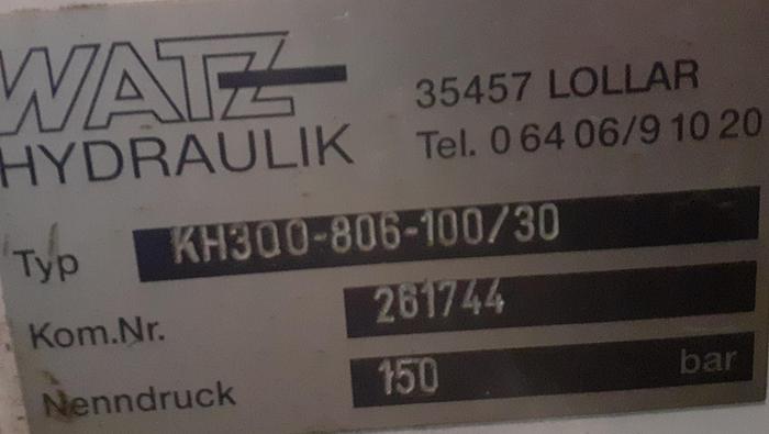 Usado Grupo hidráulico WATZ HYDRAUILIK