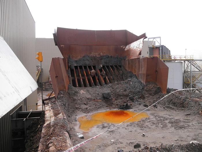 Used Feeder, Belt, 80" X 45', C/st, Hydraulic, Grizzly #S738502