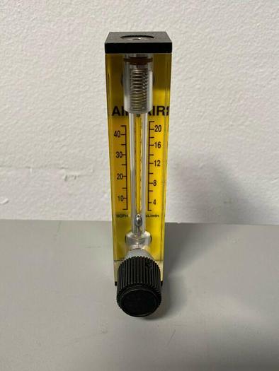 Used Cole Parmer 34500-60 ACRY-010035 Flowmeter Kit with Valve 40 SCFH