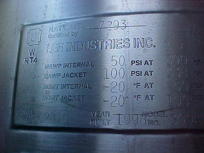 Used Dryer, Vacuum, Conical, 10 CF, S/st, Filter, Lee, #S732159