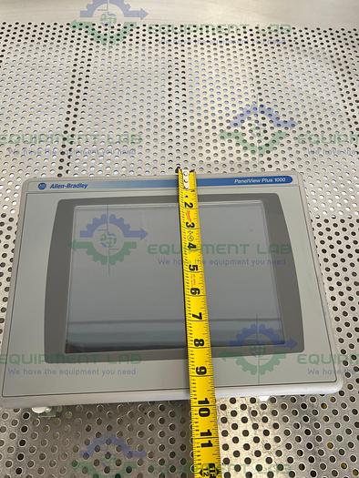 Used Allen Bradley  2711P-RDT10C PanelView Plus 1000 w/ Allen Bradley 2711P-RP1 Module