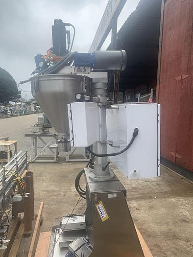 Used Filler, Auger, Nalbach, Mdl NAF-1000, S/st, 1-Head, Conveyor #S744326