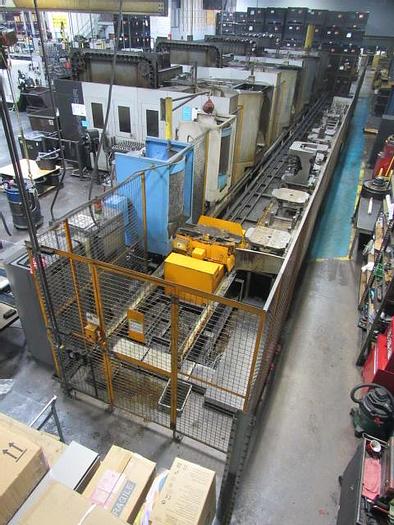 Used Toyoda FMS System with (4) FH-550R Horizontal Machining Centers