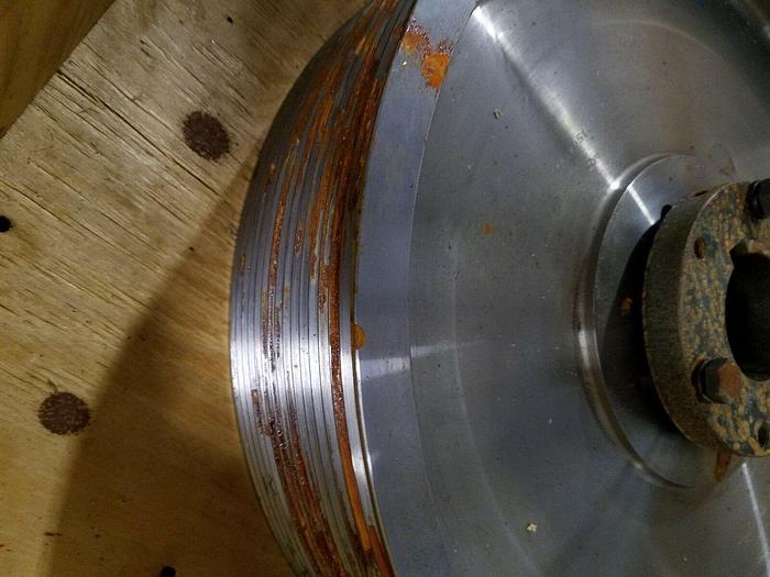 24" Pulley Wheel Meco Shiv Assembly Never Used 502 Steel # 2301504001