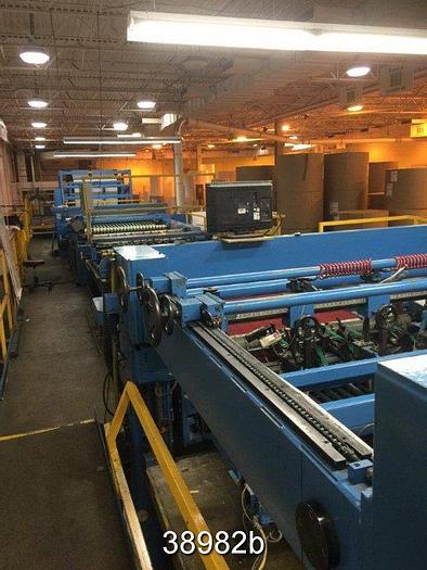 Used Jagenberg  SYNSTAR-E 1996 Dual Rotary Knife Sheeter, 65" Sheet Width #38982