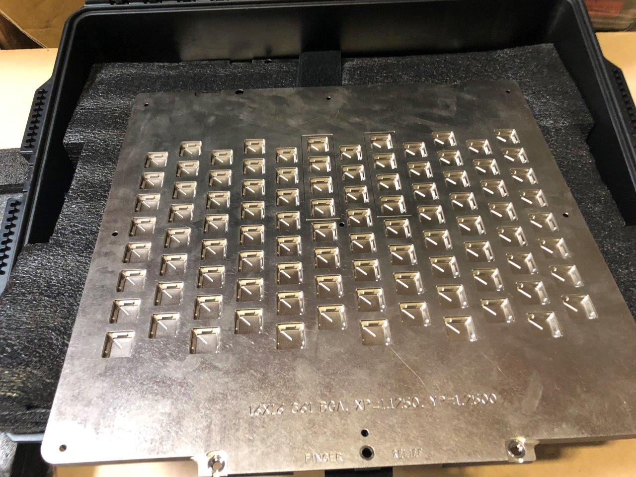 Used Delta Edge DE8000 S-FPB 361 CSBGA 16x16x1.40 Test Handler Kit