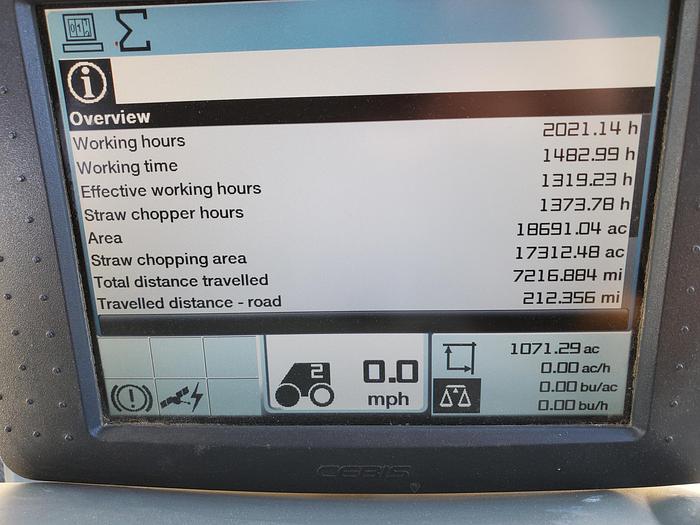 Used 2013 Claas Lexion 740TT Combine w/ 1500 Sep Hrs