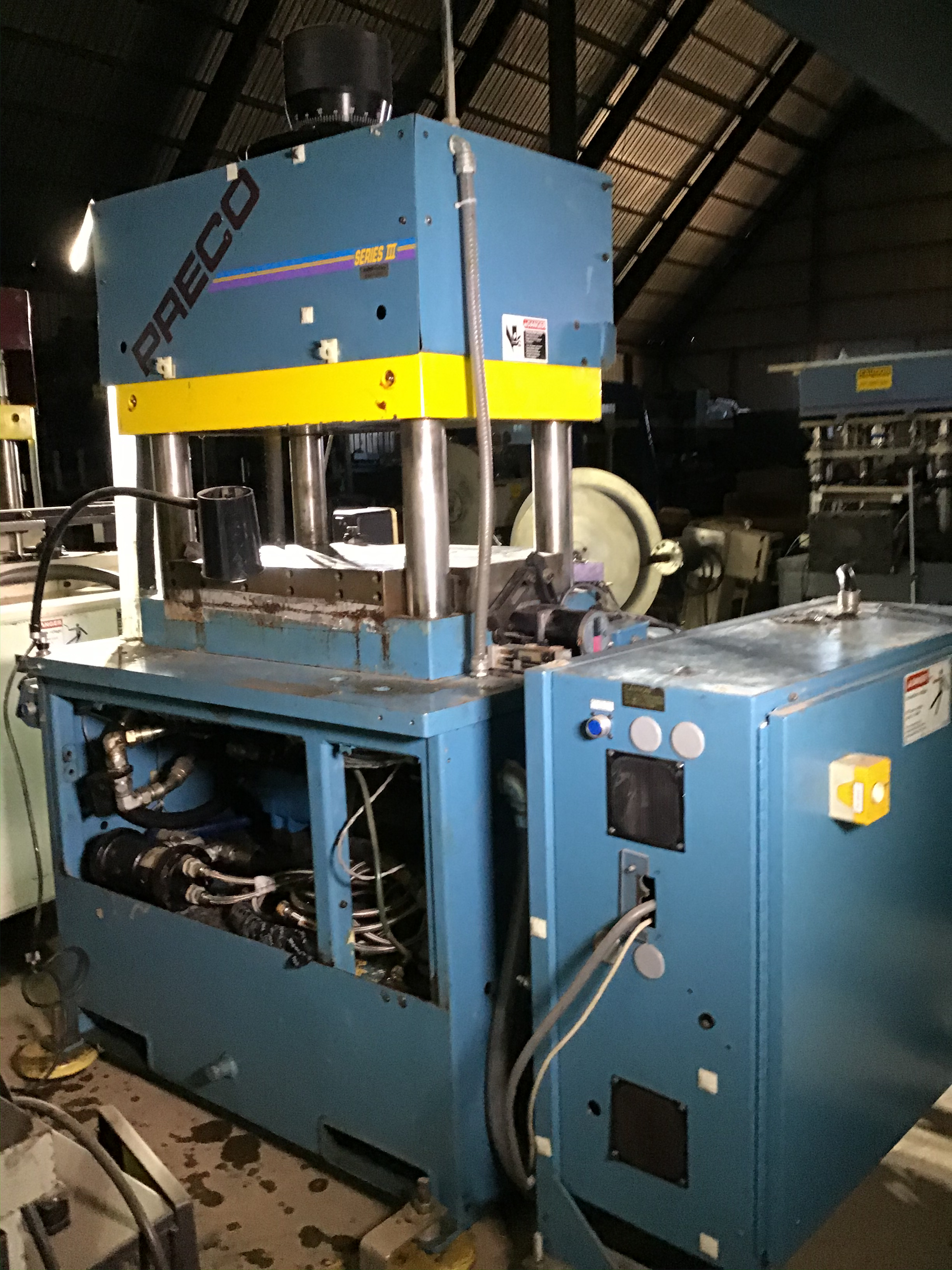 Used 100 Ton Preco Mdl. 2024 Die Cutting Press