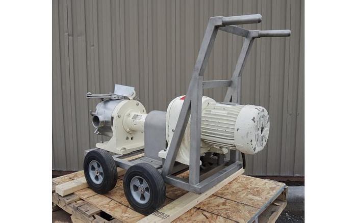 D'occasion USED SINE POSITIVE DISPLACEMENT PUMP, MODEL MR135, STAINLESS STEEL, SANITARY