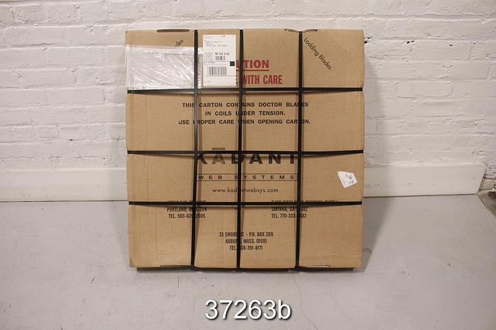 Used Kadant Doctor Blade, DST Yellow Poly, .025"x3x131 #37263