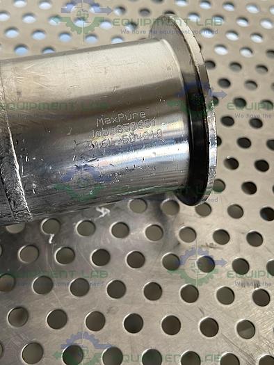 Used ITT Pure-Flo  2-316L-RA20MAX-CWP150 3 Way Diaphragm Valve w/ 2" Sanitary Fitting