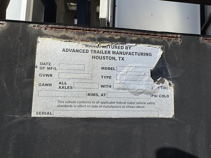 Used 2008 Advanced Trailer Mfg Texas TT24-109